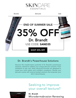35% Off Dr. Brandt's Powerhouse Solutions