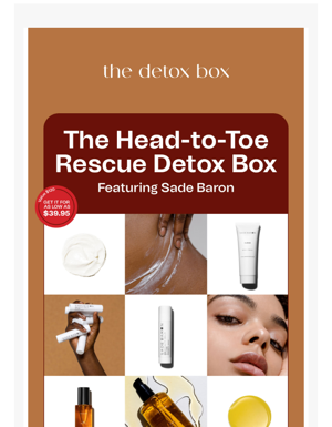 FEBRUARY DROP: The Head-to-Toe Rescue Detox Box ❤️‍🩹