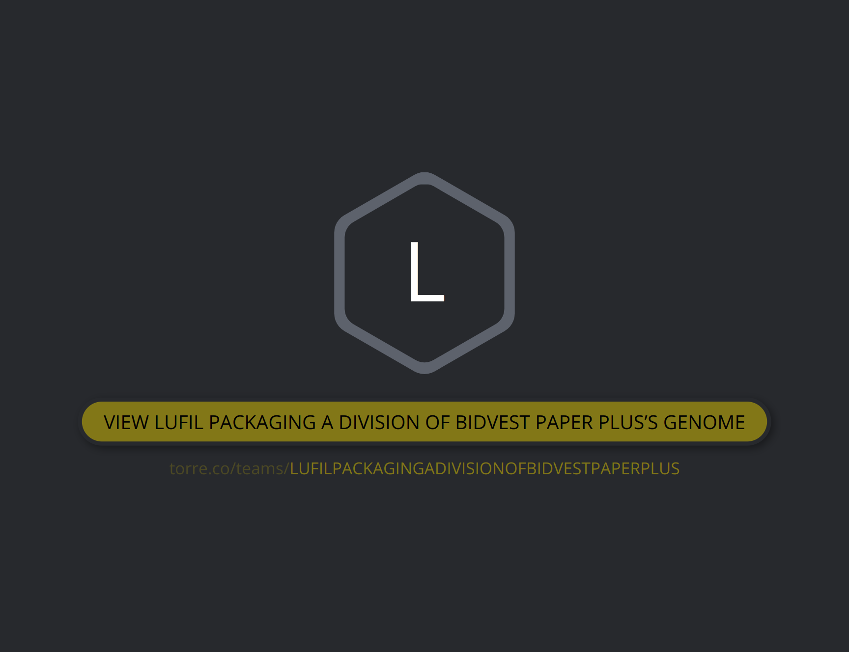 LUFIL PACKAGING A DIVISION OF BIDVEST PAPER PLUS Torre