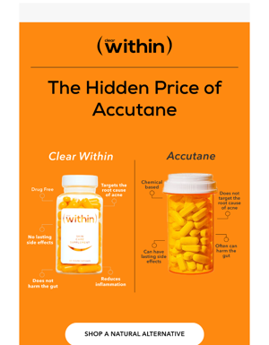 Is Your Skin Paying The Accutane Price? Discover A Kinder Way.