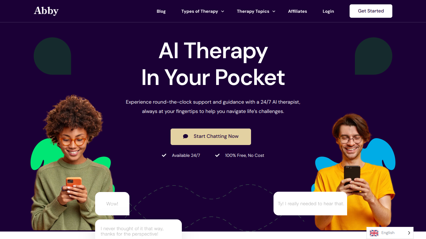 Abby - Your AI Therapist Review