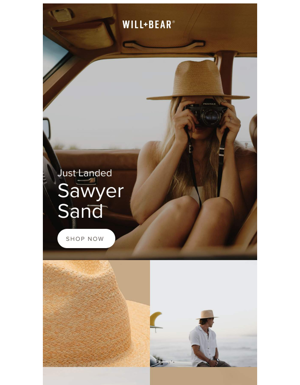 Your Summer Essential - Sawyer Sand Straw Hat! 🌞