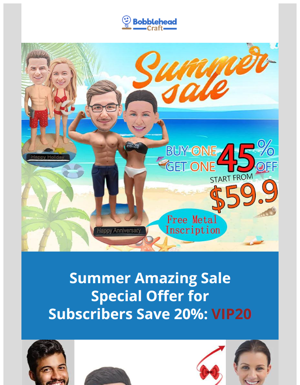 Re: Subscribers Only-Unlock 20% Discounts On Summer Sale!
