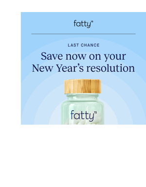 Save Now On Your New Year's Resolution