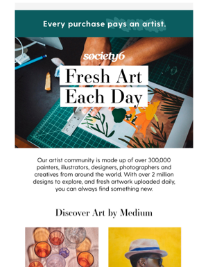 Discover New Art & Artists Every Day