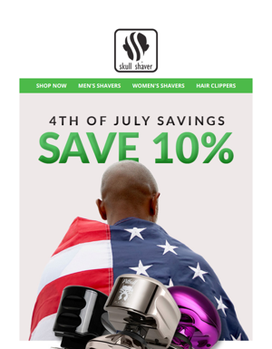 This Weekend Only: 4th Of July Savings 🇺🇸