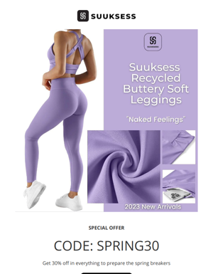 Suuksess Recycled Buttery Soft Leggings