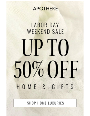 The Labor Day Sale Starts Now