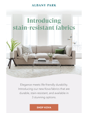 Introducing Stain-resistant Fabrics ✨