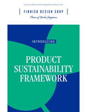 Say Hello To Your New Sustainability Tool! Product Sustainability Framework Is Here