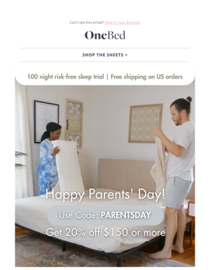 Parents' Day Sale: Treat Yourself Today